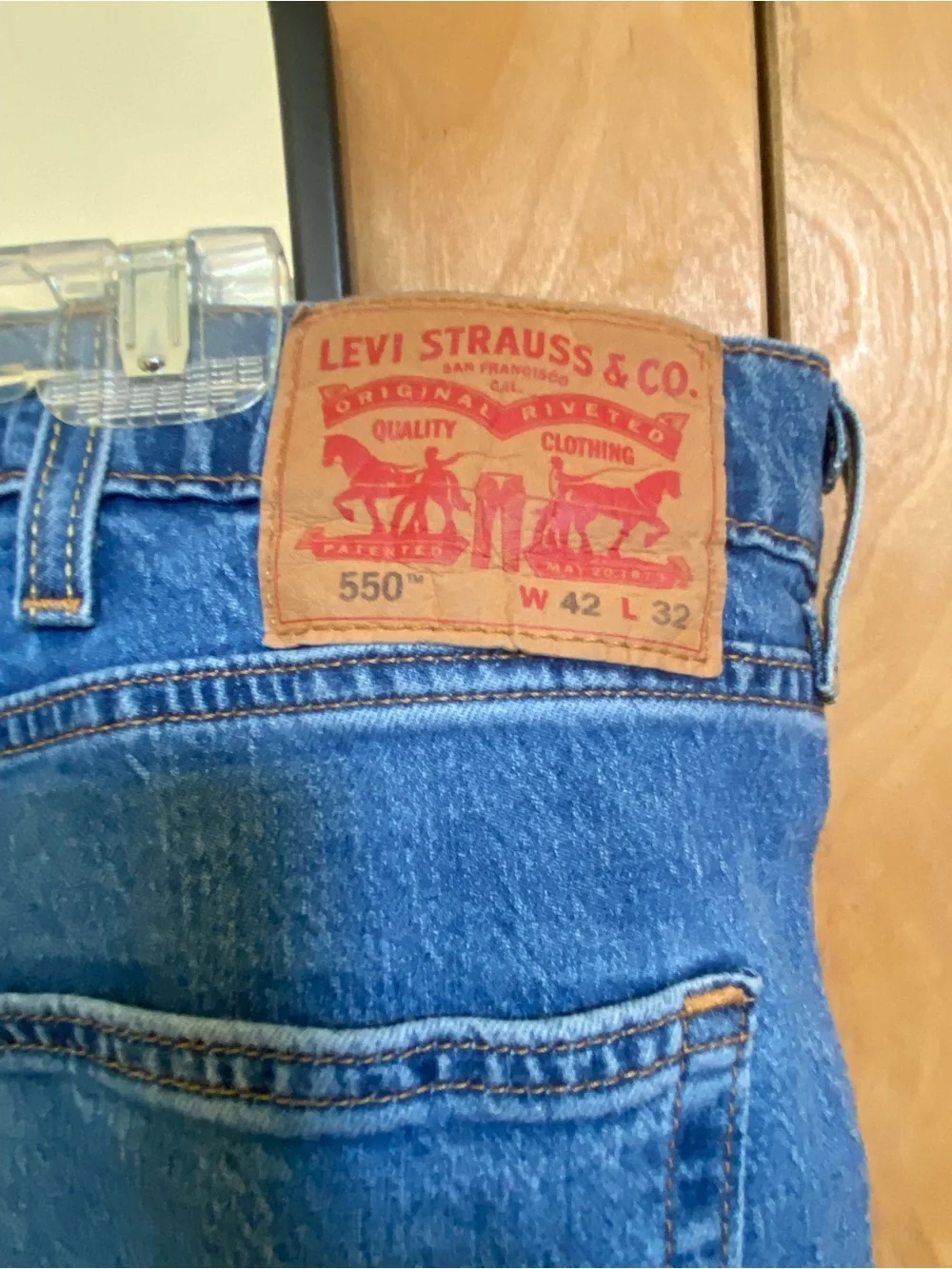 Vintage Levi's 550 Men’s Blue Straight Jeansw